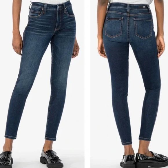 Kut from the Kloth Denim - Kut From The Kloth Donna High Rise Fab Ab Ankle Skinny Medium Wash Size 6P